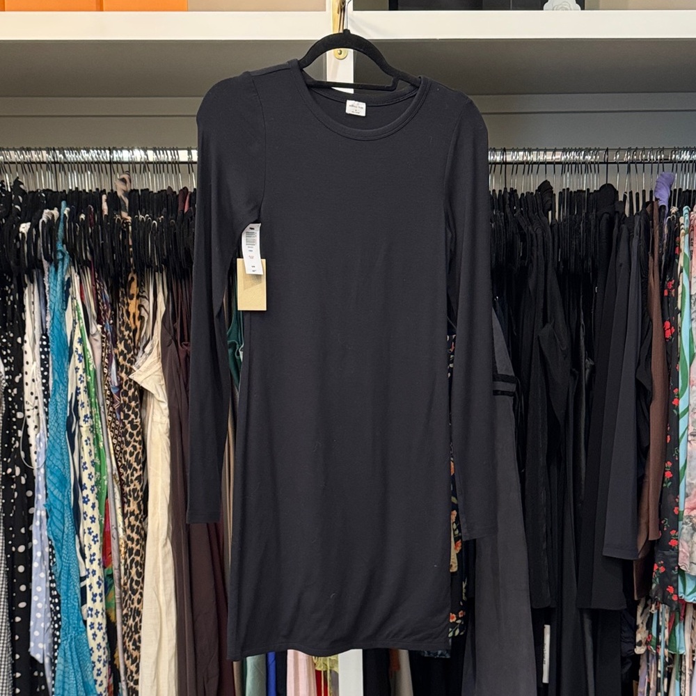 Wilfred Black Long Sleeve Dress
